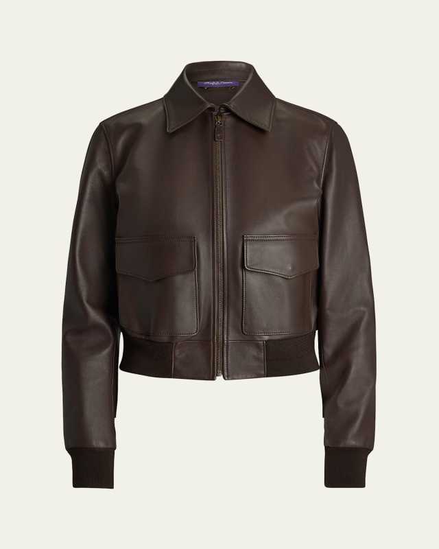 Sullivan Leather Bomber Jacket